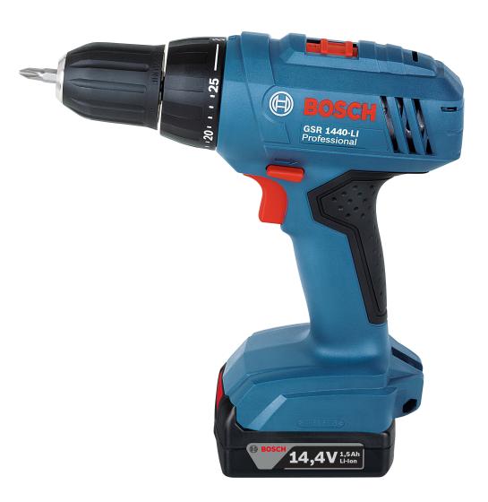 1 PZ Di BOSCH-B TRAPANO 2 BATTERIE GSR1440-LI