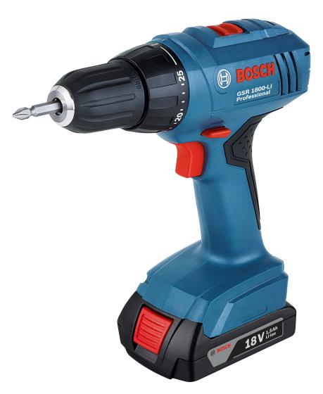 1 PZ Di BOSCH-B TRAPANO 2 BATTERIE GSR1800-LI