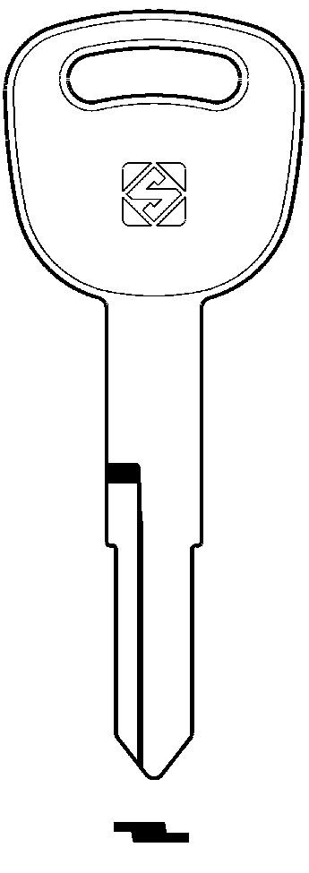 5 PZ Di CHIAVI SILCA AUTO T.P. KYM2RP ASC       GR.10