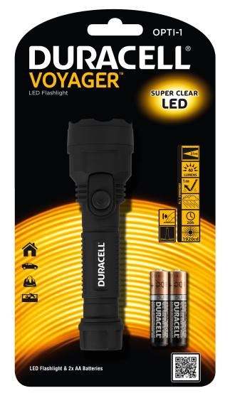 1 CF Di *DURACELL TORCIA OPTI1 2AA INCLUSE