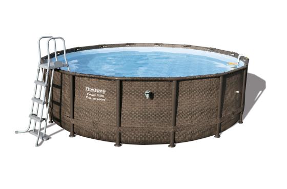 1 PZ Di PISCINA RATTAN C/TEL.COMPL.CM.488X122H 56666
