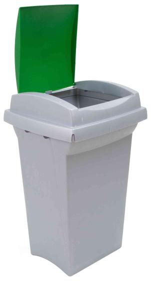 6 PZ Di *PATTUMIERA 'RECYCLING' 50 LT. VERDE