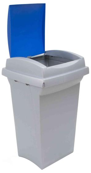 6 PZ Di *PATTUMIERA 'RECYCLING' 50 LT. BLU