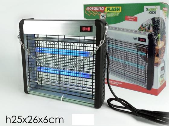 Lampada insetticida zanzariera 16 Watt elettrica anti stermina zanzare insetti