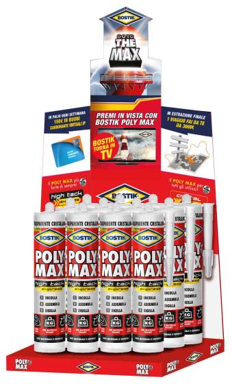 1 PZ Di *BOSTIK ESP.12CART 300G POLIMAX HIGHTACK CRIS