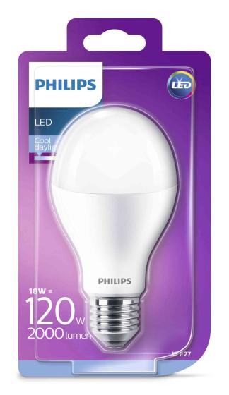 6 PZ Di *PHILIPS LED GOCCIA 18WE27 6500K
