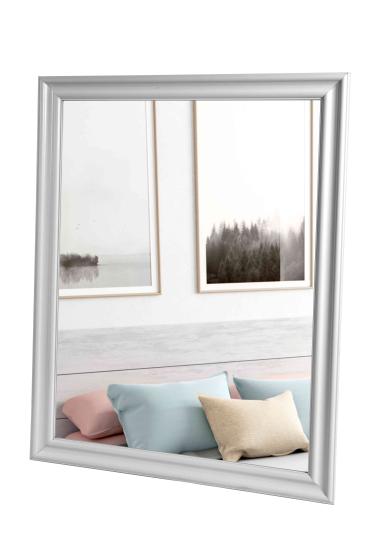 6 PZ Di SPECCHIO A PARETE CM.50X70 BIANCO LUCIDO