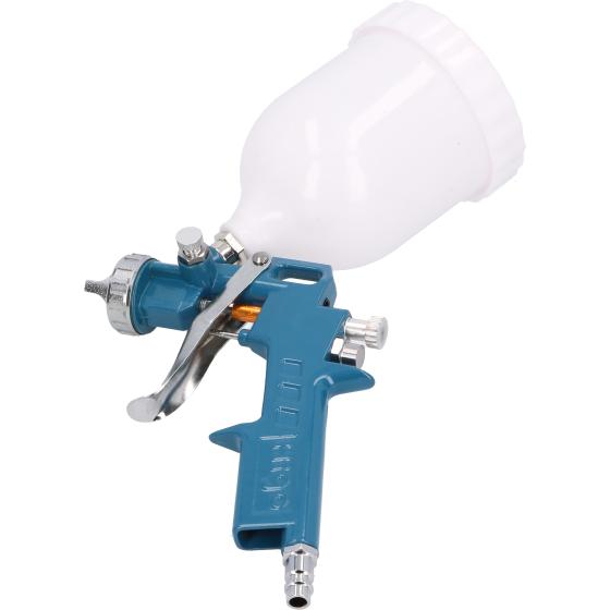 Aerografo pistola verniciatura verniciare compressore serbatoio superiore 600 ML