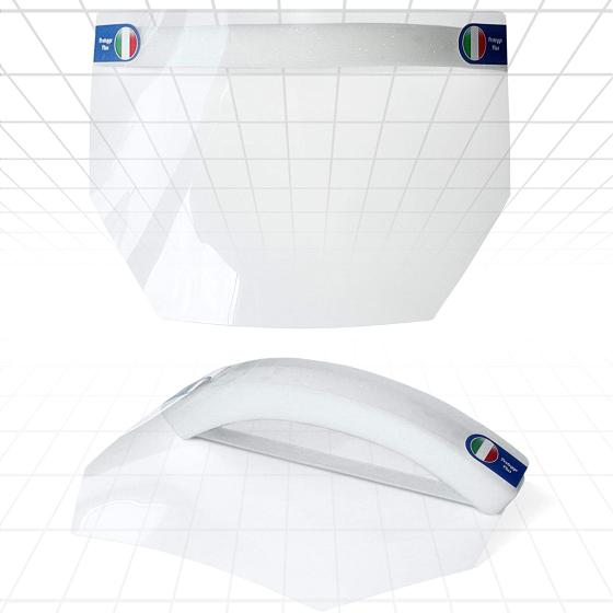 VISIERA PROTETTIVA DI SICUREZZA SCHERMO FACCIALE VISIERE MASCHERE VISO PARAFIATO