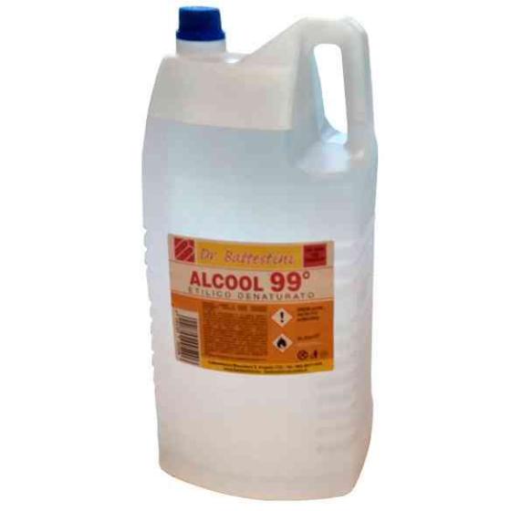 4 PZ Di ALCOOL DENATUR. 99 LT. 5 BATTESTINI BIANCO