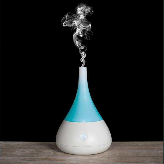 UMIDIFICATORE ARIA ULTRASUONI ELETTRICO DIFFUSORE AROMI ESSENZE LAMPADA AMBIENTE