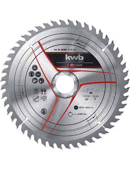 Lama disco ricambio x legno 48 denti dm mm 210 troncatrice sega circolare
