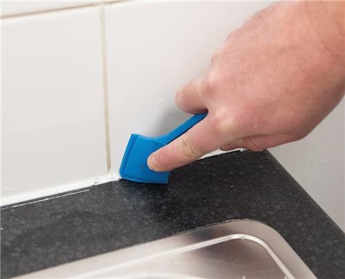 Raschietto attrezzo spatola per lisciare spalmare e rimuovere silicone collanti