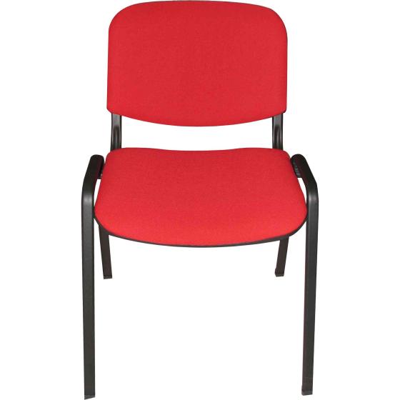 1 PZ Di *SEDIA INTERLOCUTORIA MOD.OFFICE NERO/ROSSO