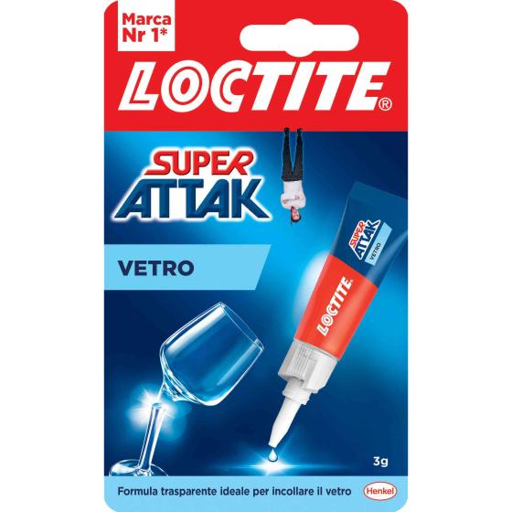 1,0 PZ Di ADESIVO ATTAK VETRO 3 G