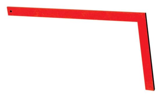 1,0 PZ Di SQUADRA PER CARPENTIERE ACCIAIO  80 CM