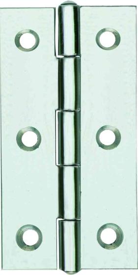 12,0 PZ Di CERNIERA PERNO FISSO  120 IN INOX 1.1/2 26X40 MM