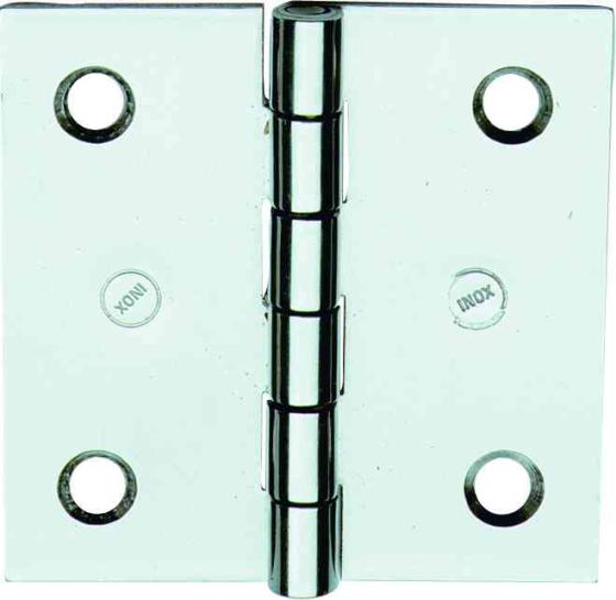 12,0 PZ Di CERNIERA PERNO FISSO  850 IN INOX NAUTICA 30X40 MM