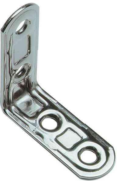 20,0 PZ Di PIASTRA 164/IN LASTRINA ANGOLARE INOX 4 FORI 50X50