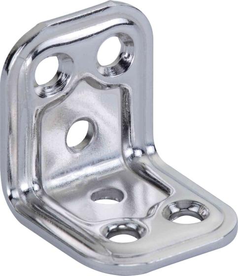 5,0 PZ Di PIASTRA 749/IN ANGOLARE INOX 30X30X30 MM