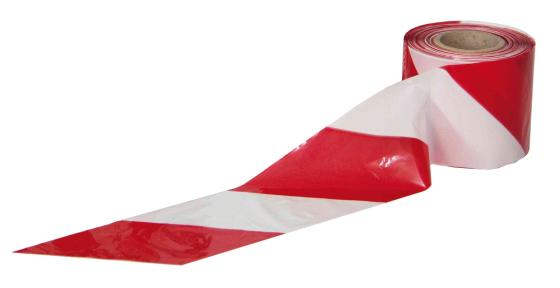 24,0 RT Di NASTRO SEGNALETICO 50MMX200M BIANCO E ROSSO