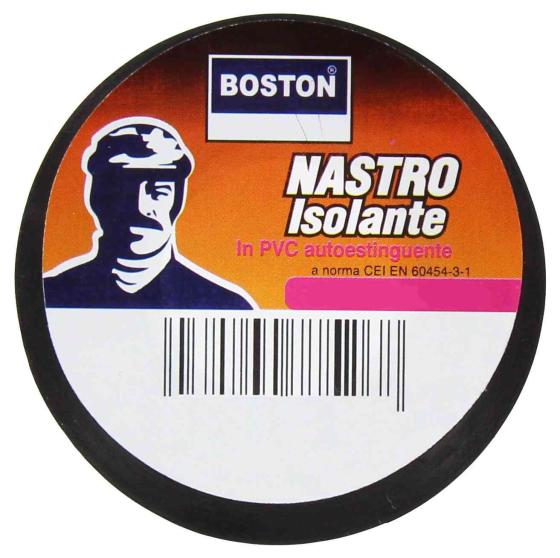 6,0 PZ Di NASTRO ISOLANTE NERO MM.25 (MT.25) *