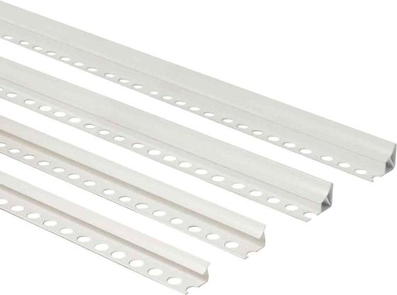 10,0 PZ Di SGUSCETTA PVC VERTICALE 8 MM H 260 CM BIANCO