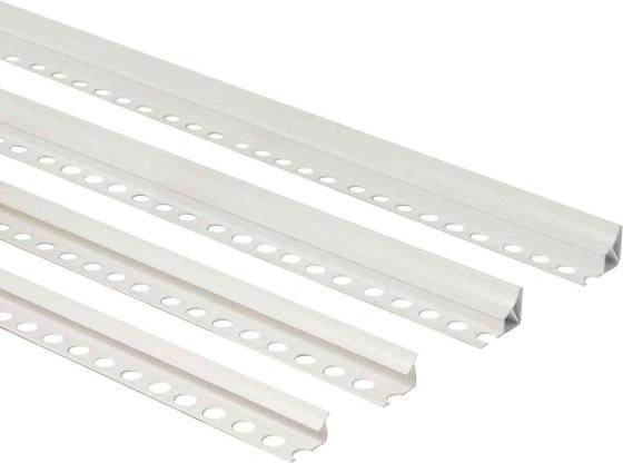 10,0 PZ Di SGUSCIO PVC ORIZZONTALE 8 MM H 260 CM BIANCO
