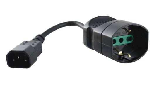 1,0 PZ Di CAVO IEC/SCHUKO X GRUPPI DI CONTINUITA