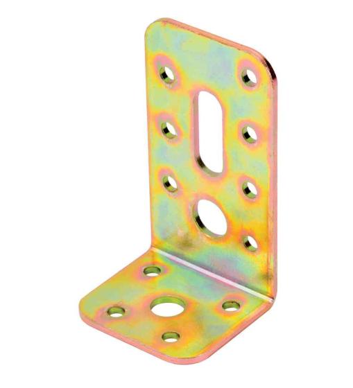 10,0 PZ Di PIASTRA 750 ANGOLARE ACC TROP REGOL 50X90X45 MM