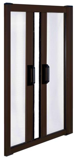 1,0 PZ Di ZANZARIERA IRS-CE MARRONE DOPPIA 60/320X250 CM ORI