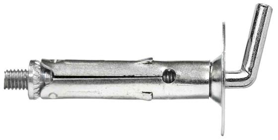 100,0 PZ Di MINI TASSELLO GANCIO CORTO D 6 MM ACC ZINCOCR