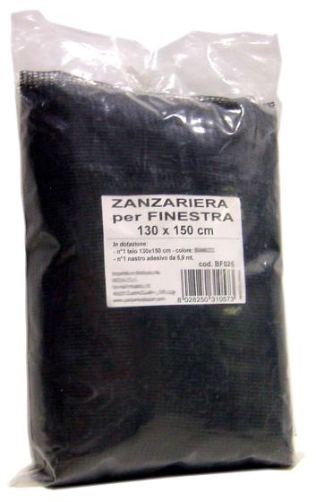 10,0 PZ Di ZANZARIERA POLIESTERE FINESTRA 130X150 CM NERO
