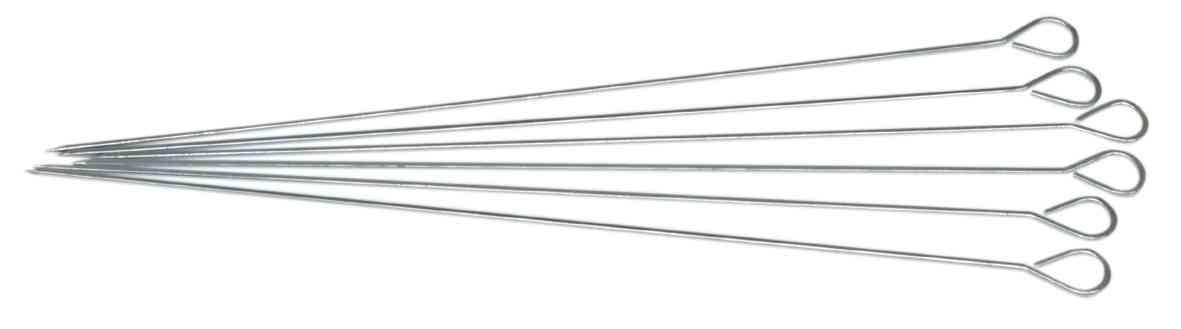 1,0 CF Di SPIEDINI PER BARBECUE 35 CM INOX AISI430 6 PZ