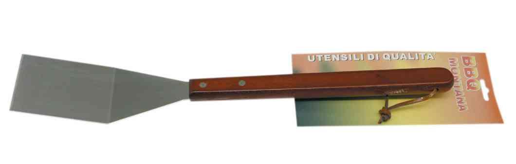 1,0 PZ Di MONTANA SPATOLA STRETTA INOX PER BARBECUE