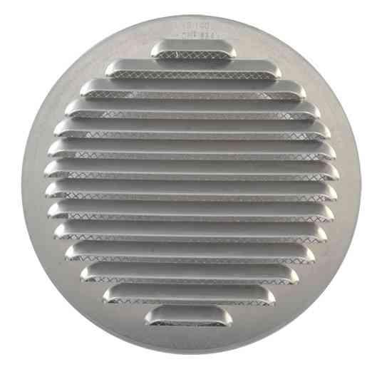 1,0 PZ Di GRIGLIA AERAZIONE ALLUMINIO CON RETE D 100 MM