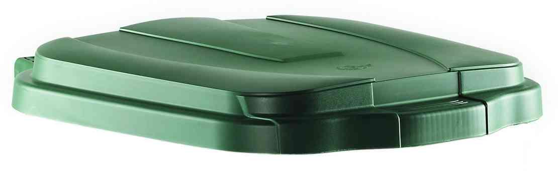 1,0 PZ Di COPERCHIO PER PATTUMIERA 100 L VERDE