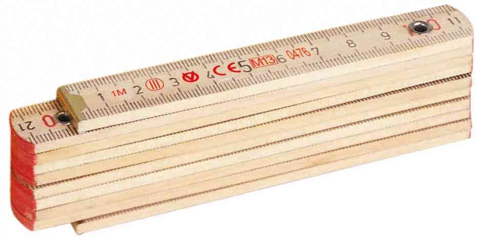 12,0 PZ Di METRO SEMPLICE IN LEGNO A 10 STECCHE 16 MM*