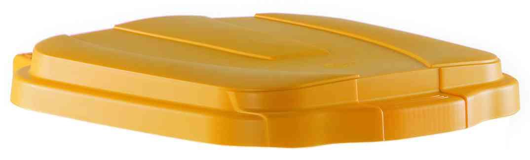 1,0 PZ Di COPERCHIO PER PATTUMIERA 100 L GIALLO
