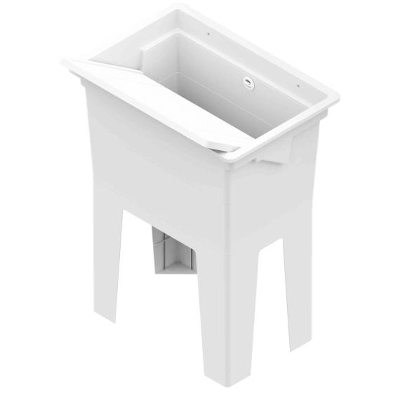 1,0 PZ Di LAVATOIO RESINA MONOBLOCCO CM.59X41