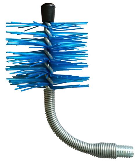 1,0 PZ Di SCOVOLO NYLON CON MOLLA ATTACCO M12 D  8 CM