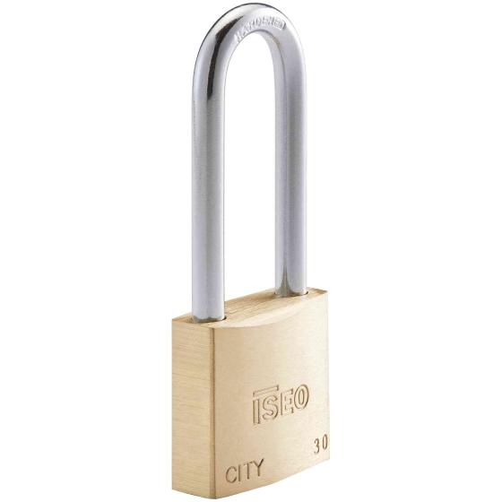 10,0 PZ Di CITY BY ISEO LUCCHETTO OTT RETT ARCO LUNGO 30 MM