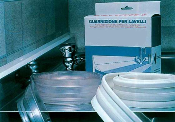 25,0 ML Di GUARNIZIONE PER LAVELLO ROTOLO 25 M BIANCO**