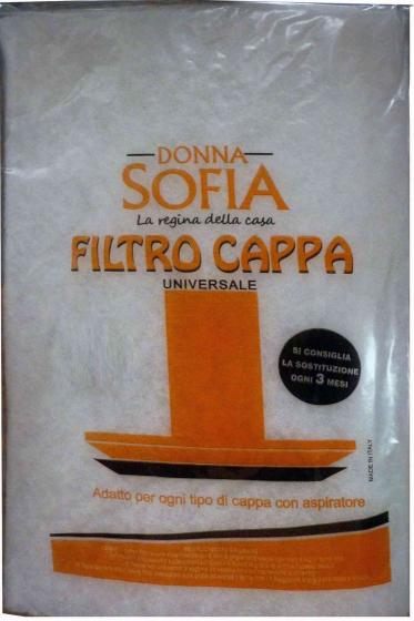 25,0 PZ Di FILTRO PER CAPPA DONNA SOFIA 40X80 CM