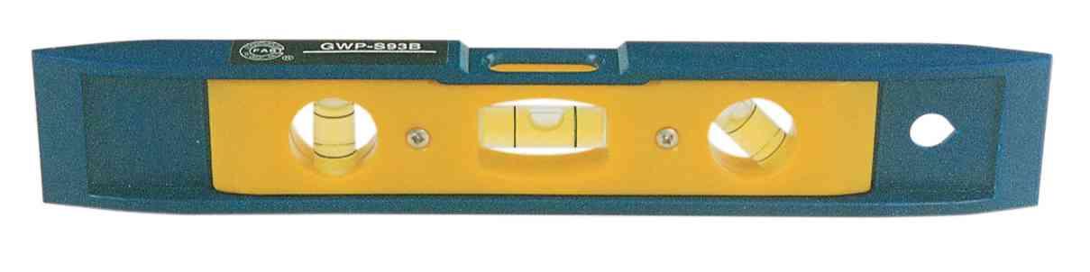 1,0 PZ Di LIVELLA A 3 BOLLE  MAGNETICA IN ABS 23 CM GWS93B*