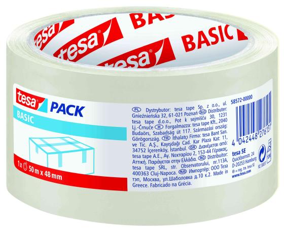 36,0 PZ Di NASTRO IMBALLO TESA 50 M TRASPARENTE