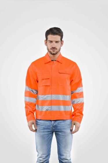 1,0 PZ Di GIUBOTTO ALTA VISIBILIT ARANCIO TG. XL