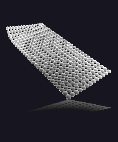 6,0 PZ Di TAPPETO VASCA ROND 72X36 CM CRYSTAL