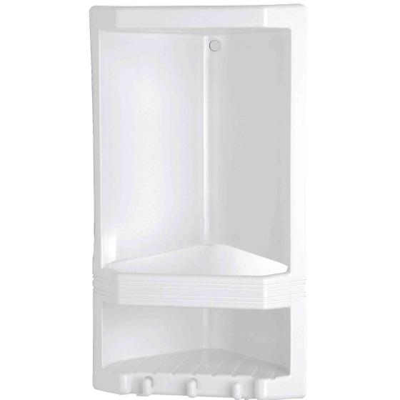 1,0 PZ Di GEDY 8079 ANGOLIERA DOCCIA BIANCA