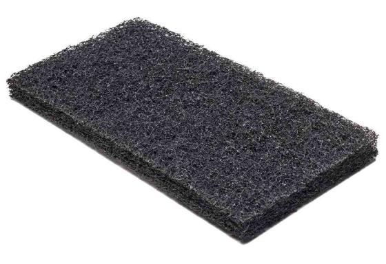12,0 PZ Di FELTRO ABRAS. X PULIZIA MM.250X120 NERO
